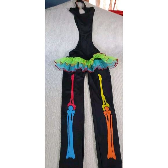 Curtain Call Costumes Size CLA Girl's Leotard Troop Dance Halloween Cosplay Tutu - Picture 1 of 11